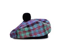 BELGLY Scottish Hat Tam o' Shanter - Gorro plano de acrílico Tammy Jimmy en muchos tartanes, MacDonald Clan Ancient, Talla única