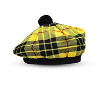 BELGLY Scottish Hat Tam o' Shanter - Gorro plano de acrílico Tammy Jimmy en muchos tartanes, MacLeod of Lewis, Talla única