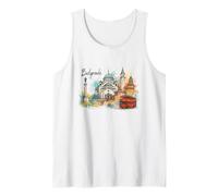 Belgrado Beograd Serbia Classic Viajes Diarios Camiseta sin Mangas