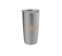 Belgrado Serbia Diseño elegante vintage Vaso térmico de acero inoxidable de doble pared