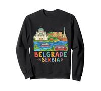 Belgrado Serbia Travel Souvenir City Gift Sudadera