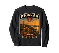 Belgrado Serbia Viaje Familiar Belgrado Ciudad Natal de Vacaciones Sudadera