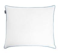 Beliani Almohada de Plumas y plumón de Pato de Perfil Alto para Cama Funda de algodón Blanco 50 x 60 cm Aneto