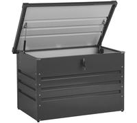 Beliani Arcón metal 100 cm 62 cm grafito