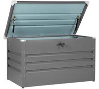 Beliani Arcón metal 100 cm 62 cm gris