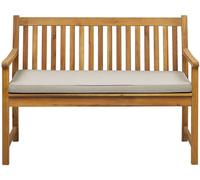 Beliani Banco de madera madera clara 2 personas