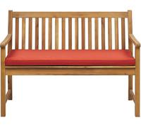 Beliani Banco de madera madera clara 2 personas