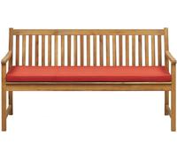 Beliani Banco de madera madera clara 3 personas