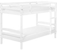 Beliani Cama para niños de madera blanco 90x200