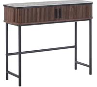 Beliani Consola marrón oscuro
