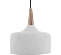 Beliani Lámpara colgante cemento blanco