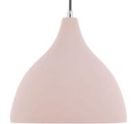 Beliani Lámpara colgante cemento rosa