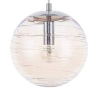 Beliani Lámpara colgante Vidrio Dorado