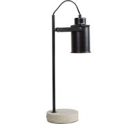 Beliani Lámpara de escritorio ajustable metal negro