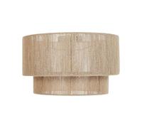 Beliani Lámpara de techo colgante de estilo boho en color natural con pantalla de yute Doring