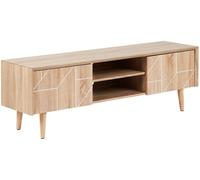 Beliani Mueble tv marrón claro