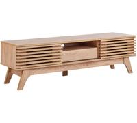 Beliani Mueble tv marrón claro