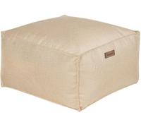 Beliani Puf beige claro 50 cm 50 cm 30 cm