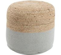 Beliani Puf yute gris claro 46 cm 46 cm 48 cm