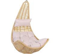 Beliani Silla colgante natural
