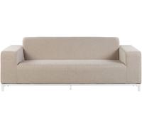 Beliani Sofá de jardín 3 plazas beige