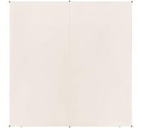Beliani Toldo vela 300 cm 300 cm Blanco crema