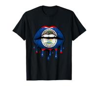 Belice Girl Labios Goteo Camiseta