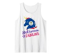 Belice Unicornio beliceño Camiseta sin Mangas