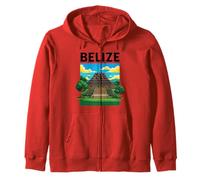 Belice Xunantunich Maya Temple Travel Centroamérica Tikal Sudadera con Capucha