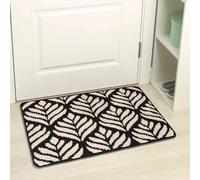 BELICOO Felpudo interior de goma grande para puerta delantera, tapete antideslizante para mascotas y perros, lavable a máquina, para puerta delantera, cocina, entrada, 50 x 80 cm