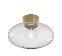 Belid - Bullo Lámpara de Techo XL Ø38 Brass/Clear