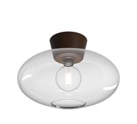 Belid - Bullo Lámpara de Techo XL Ø38 Oxid/Clear