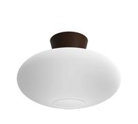 Belid - Bullo Lámpara de Techo XL Ø38 Oxid/Opal