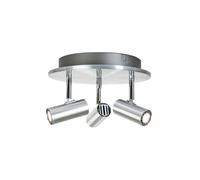 Belid Foco de techo con 3 focos Cato redondo aluminio
