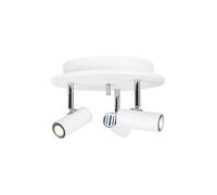 Belid Foco de techo con 3 focos Cato redondo blanco mate