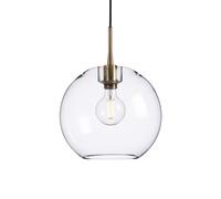 Belid Lámpara colgante Gloria Ø32 cm latón-vidrio transparente