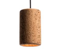 Belid Lámpara colgante Porto S negro-corcho