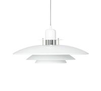 Belid Lámpara colgante Primus Ø43 cm blanco-cromo