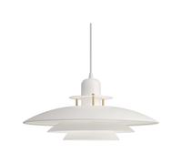 Belid Lámpara colgante Primus Ø43 cm Latón blanco mate