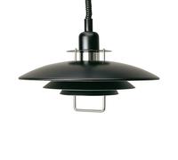 Belid Lámpara colgante Primus II Ø43 cm negro-cromo