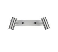 Belid Lámpara de pared Cato doble aluminio