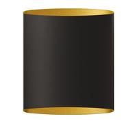 Belid Lámpara de pared Sinne negro con estructura-latón
