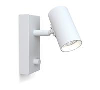 Belid Lámpara de pared Tyson Ø5.5 cm estructura blanca