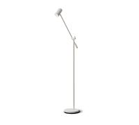 Belid Lámpara de pie Tyson brazo basculante Ø19.8 cm Estructura blanca