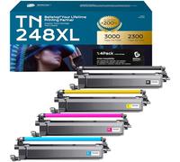 belietop TN248 Toner TN248xl Cartucho de tóner Compatible con Brother MFC-L3740CDW MFC-L3740CDWE TN-248 Brother DCP-L3560CDW TN-248CMYK TN-248VAL MFC-L8390CDW HL-L3240CDW HL-L3220CWE