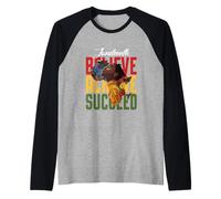 Believe Achieve Succeed Afroamericano Fuerte Juneteenth Camiseta Manga Raglan