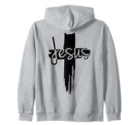 Believe Christian Cross Jesus Christ Cross Faith Bible Verse Sudadera con Capucha
