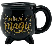 Believe in Magic - Taza de café (350 ml), color negro