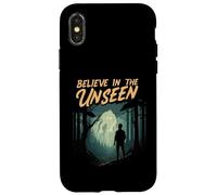 Believe In The Unseen Paranormal Forest Creature Carcasa para iPhone X/XS