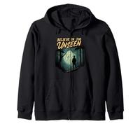 Believe In The Unseen Paranormal Forest Creature Sudadera con Capucha
